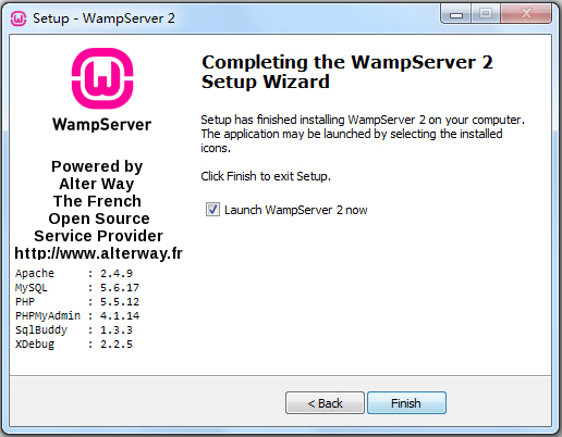 WampServer(集成安装环境)